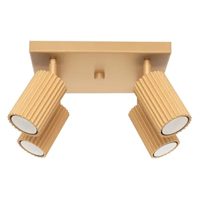 Spot auriu 25x25 cm Gleam – Sollux