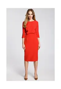 Made of Emotion Rochie midi de dama Palden M360 rosu - Rosu