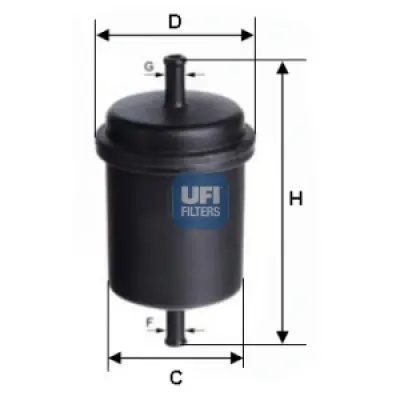 Filtru combustibil UFI 31.512.00