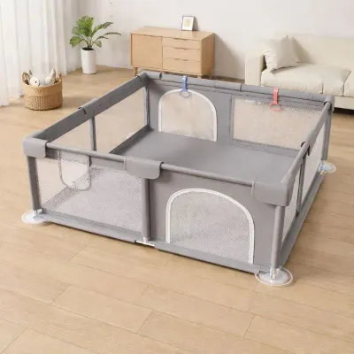 Tarc de joaca pentru bebelusi si copii mici 130x140x60 cm