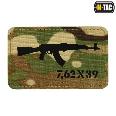 Patch AKM 7.62x39 velcro laser cut multicam - Default Title