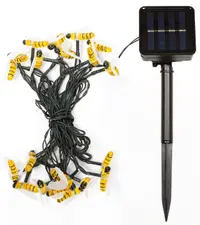 Ghirlandă cu albine și alimentare solară Kikkerland