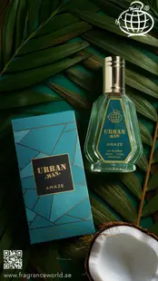 Apa de Parfum Urban Man Amaze by Fragrance World, Barbati, 50 ml