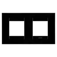 Placa ornament CProiector HORUS GEO International - IN TECHNOPOLYMER - 2+2 modul HORIZONTAL - TGEOR BLACK - CProiector HORUS