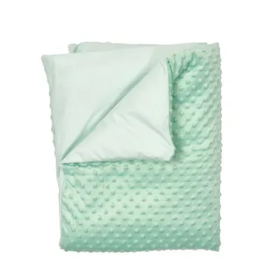 Patura Minky 100x80 cm verde Twins