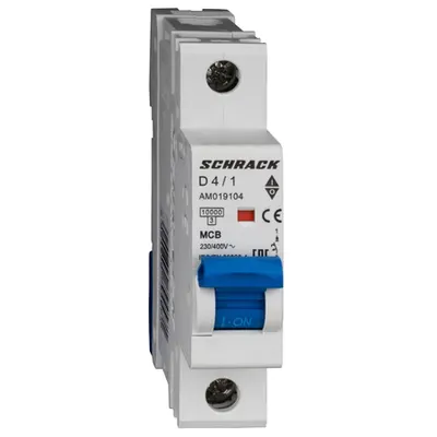 Intreruptor automat modular (MCB) AMPARO 10kA, D 4A, 1 pol
