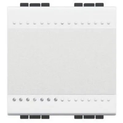 Intrerupator cu revenire 2 module Living Light Bticino N4005M2N, alb
