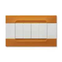 nea - Kadra monocrom rama ornamentala 4 mod tecnopolimero (plastic) seria Alb Portocaliu San Francisco