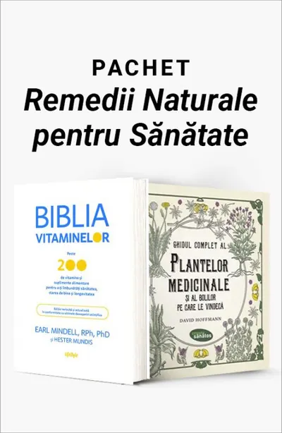 Pachet Remedii Naturale pentru Sănătate. Biblia vitaminelor/GHIDUL COMPLET al plantelor medicinale și al bolilor pe care le vindecă