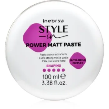Inebrya Style-In Power Matt Paste pasta pentru styling mata pentru păr