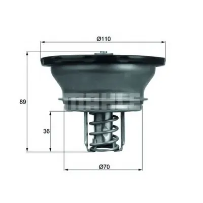 Termostat, lichid racire MAHLE ORIGINAL THD 3 82