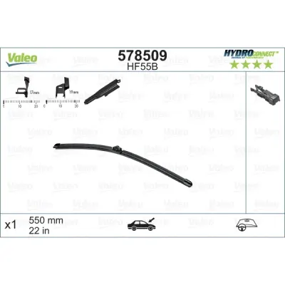 Lamela stergator VALEO 578509