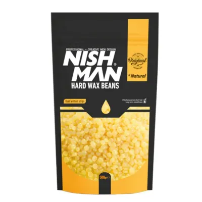 Ceara epilatoare - NISH MAN - granule 500 gr - Galbena