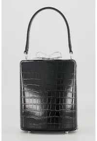 Geanta mica din piele Pearl - Negru