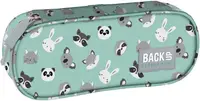 Penar oval școlar BackUp A - Animalistic, 1 fermoar