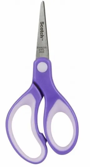 Foarfeca pentru copii Scotch - Mov, 12 cm