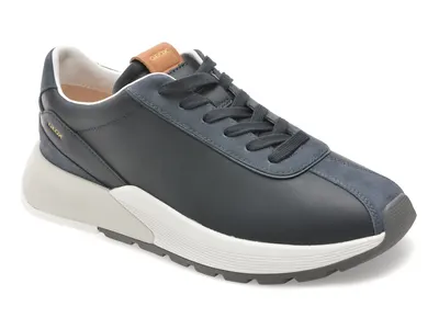 Pantofi sport GEOX bleumarin, U65N0A, din piele naturala