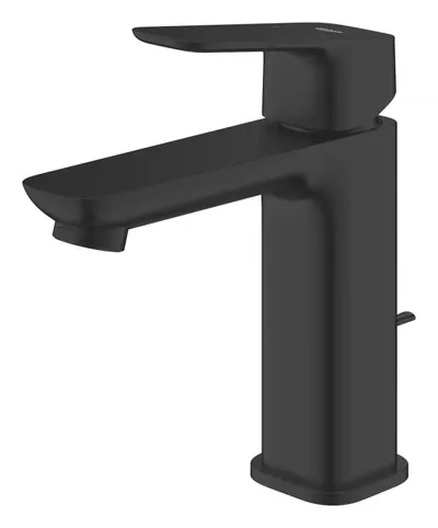 Baterie lavoar Grohe Cubeo 1017492430, marime M, 169 mm, ventil, Negru mat