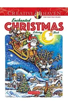 Creative Haven Enchanted Christmas Coloring Book