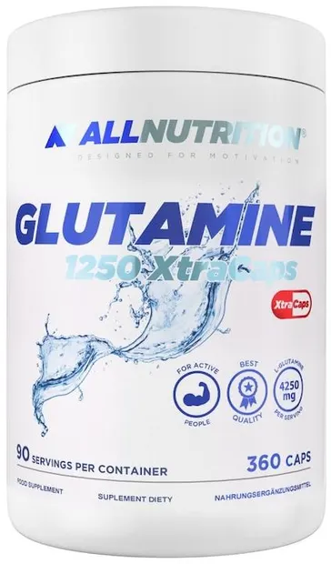 Glutamine 1250 XtraCaps, 360 capsule, AllNutrition