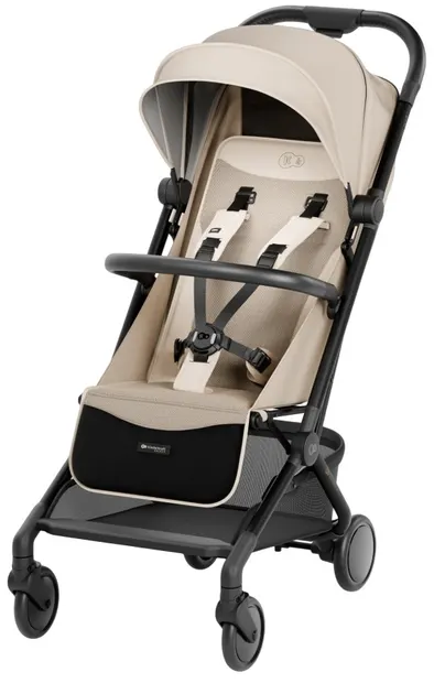 Cărucior de vară pentru bebeluși KinderKraft - Pilot 2, Soft Beige