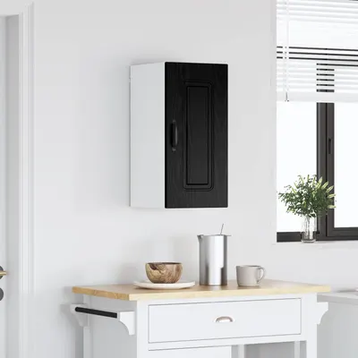 vidaXL Panou mașină de spălat vase Kalmar Stejar Negru 30 x 31 x 60 cm