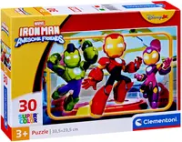 Puzzle pentru copii Clementoni din 30 piese - Iron Man și prietenii săi incredibili