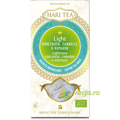 Ceai Honeybush cu Scortisoara si Rozmarin Lightness Ecologic/Bio 10dz