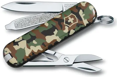 Cuțit de buzunar elvețian Victorinox - Classic SD, 7 functii, camuflaj