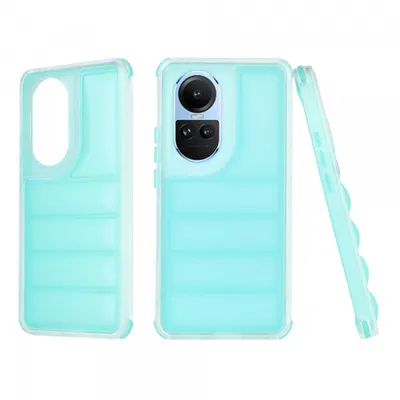 Husa pentru Oppo Reno10 / Reno10 Pro, Techsuit, Wave Shield, Turcoaz