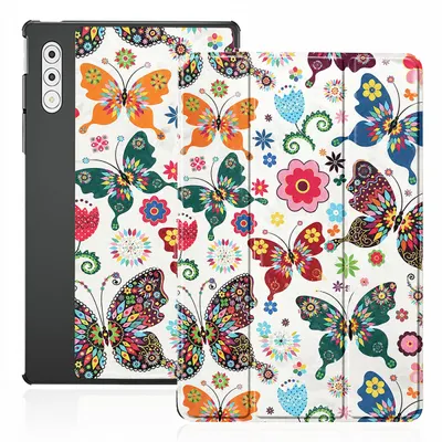 Husa pentru Lenovo Yoga Tab Plus, Techsuit, FoldPro Butterfly, Multicolor