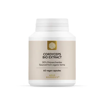 Extract de ciuperci Cordyceps Bio, 60 capsule, Novo Biomedics