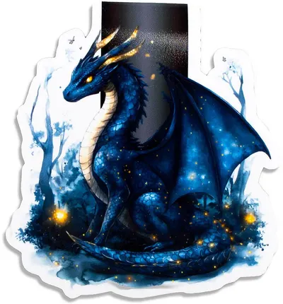 Separator magnetic pentru cărți Next Lit - Blue Inferno