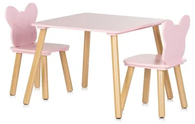 Set de masă și scaune pentru copii Chipolino - Fluture