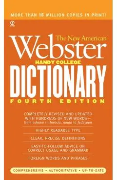 The New American Webster Handy College Dictionary: Fourth Edition