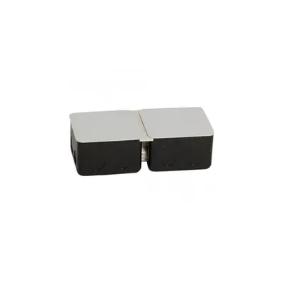 Metal Montaj incastrat box pentru installation in concrete floor - 2 x 3 module