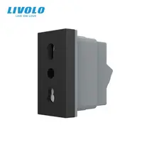 Modul priza simpla standard italian, 1M Negru
