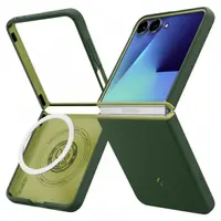 Husa MagSafe pentru Samsung Galaxy Z Flip7 F766, Spigen, Caseology Nano Pop, Verde ACS11159