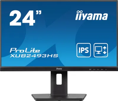 Monitor IIYAMA - ProLite XUB2493HS-B6, 23.8'', FHD, IPS, 0.5 ms, Anti-Glare