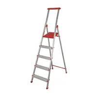 Scara aluminiu pliabila 1111 5 trepte cu platforma inaltime 181 cm sarcina maxima 150 Kg