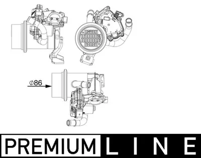 Supapa Egr (modul cu Calorifer) Potrivit Skoda Yeti; Vw Beetle, Caddy Alltrack, Caddy Alltrack Minivan, Caddy Iv, Caddy Iv Minivan, Cc B7, Golf Vi, Jetta Iv, Scirocco Iii 2.0d 11.09