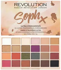 Makeup Revolution Soph X Paletă de farduri de pleoape Ultra, 24 culori