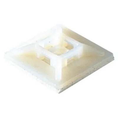 Two-Way Self Adhesive Bases - To Secure Cable Brida Strangeres Up To 5 Mm - Colourless