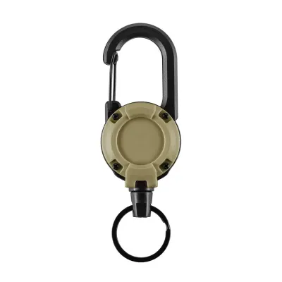 Carabiniera tactica cu fir retractabil M-TAC - COYOTE