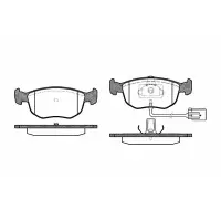 Set placute frana, frana disc REMSA 0575.02