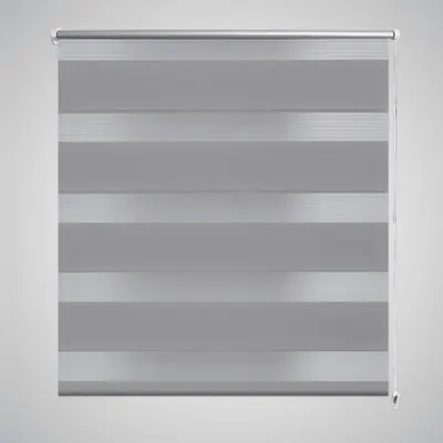 Jaluzea tip zebra, 140 x 175 cm, gri