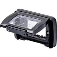 Placa ornament cu suport inclus pentru montaj in zone umede- 3 module- TONER BLACK - SYSTEM