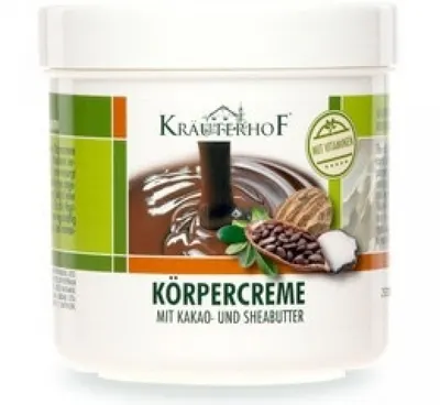 Krauterhof Cremă de corp cu cacao și shea, 250 ml