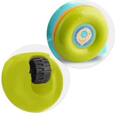 Antepremergator educational multifunctional 2in1 Ricokids Walker Car Turcoaz cu panou interactiv detasabil,pian,angrenaje mobile,zornaitori,roti cu blocare