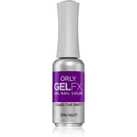 Orly Gelfx Gel unghii cu gel folosind UV / lampă cu LED culoare Crash The Party 9 ml